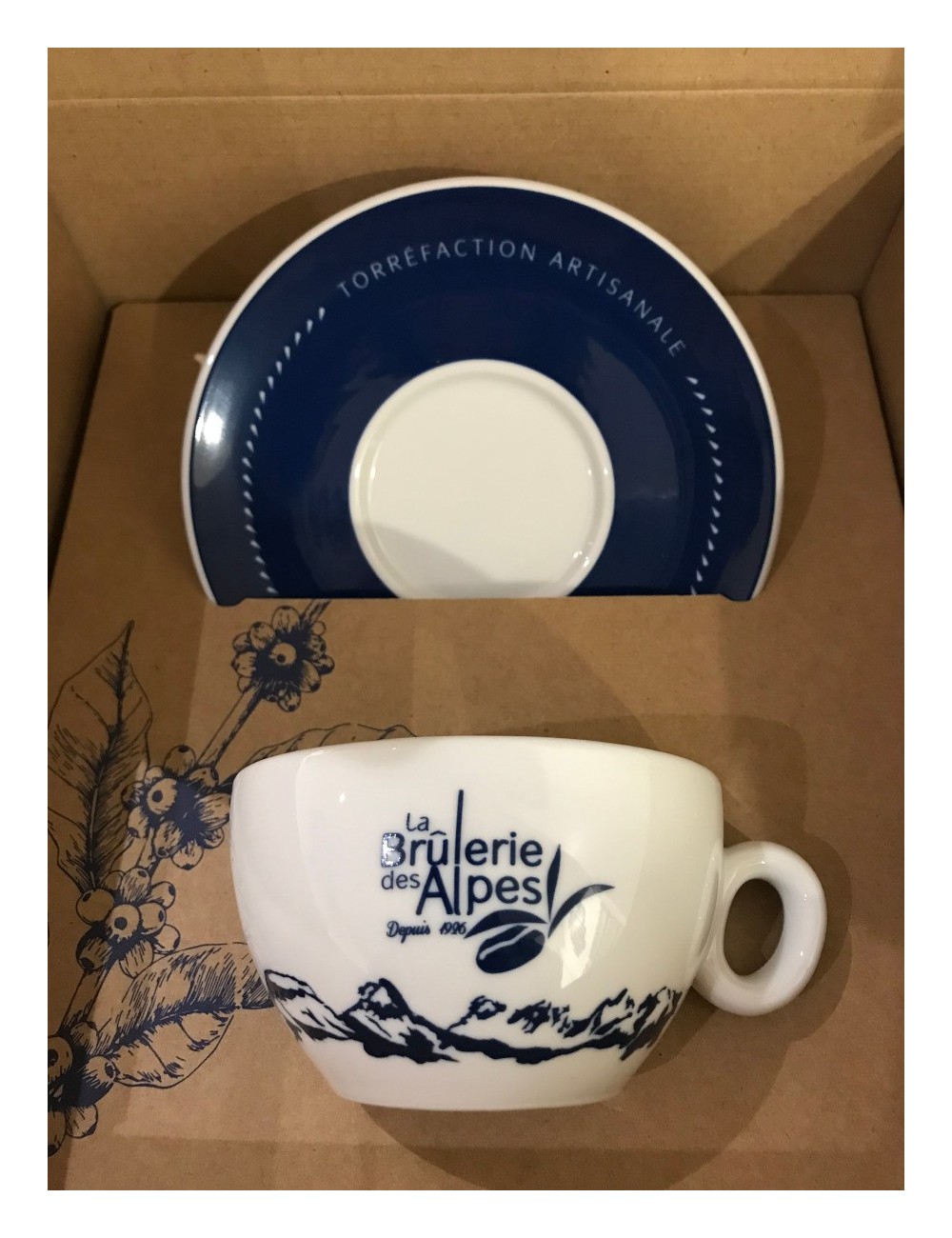 Coffret Tasse à Thé Bleu