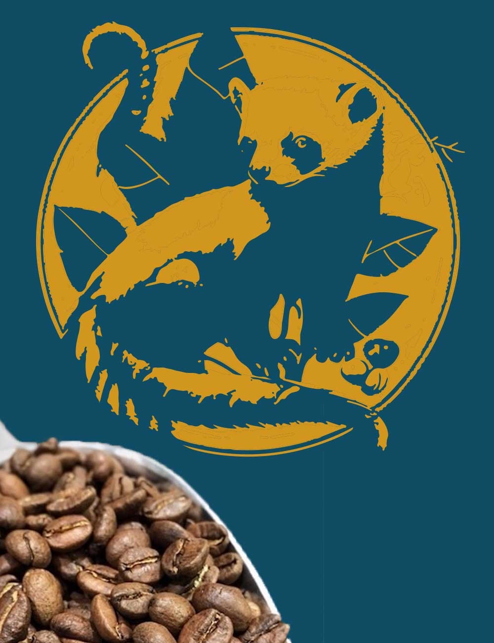 Café Kopi Luwak (Sauvage) grain