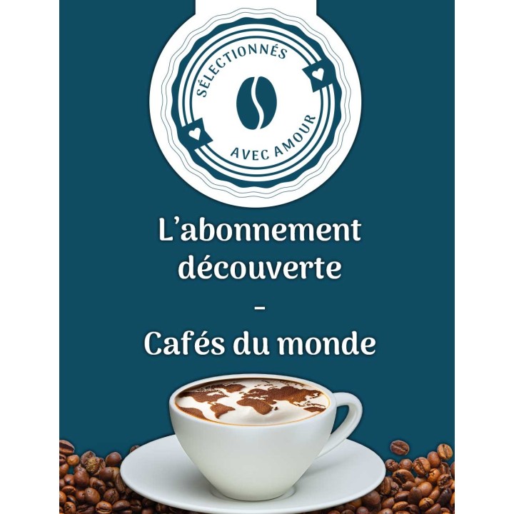Abonnement - Découverte des cafés du monde