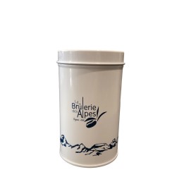 Boite à Thé Blanche "La Brûlerie des Alpes"