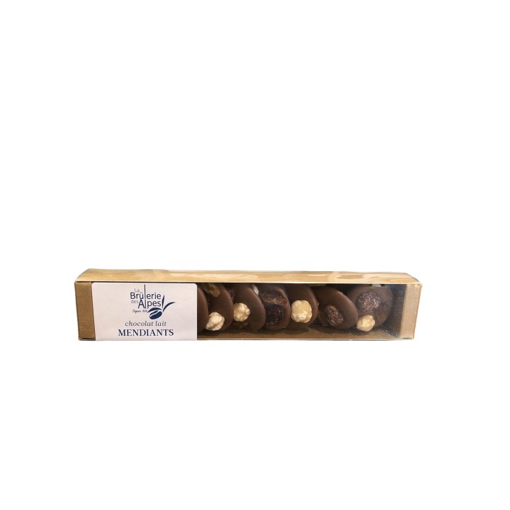 Mendiants chocolat lait