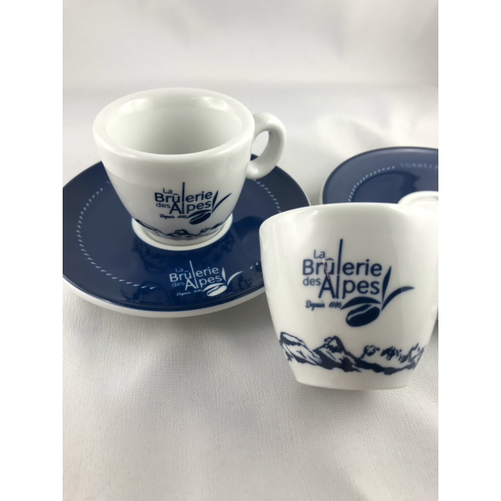 Ensemble de Tasses à Espresso · La Brûlerie des Alpes