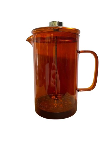 CAFETIÈRE PISTON VERRE AMBRE