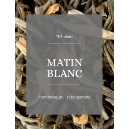 Thé Blanc - Framboise, Goji et Bergamote - La Brûlerie des Alpes