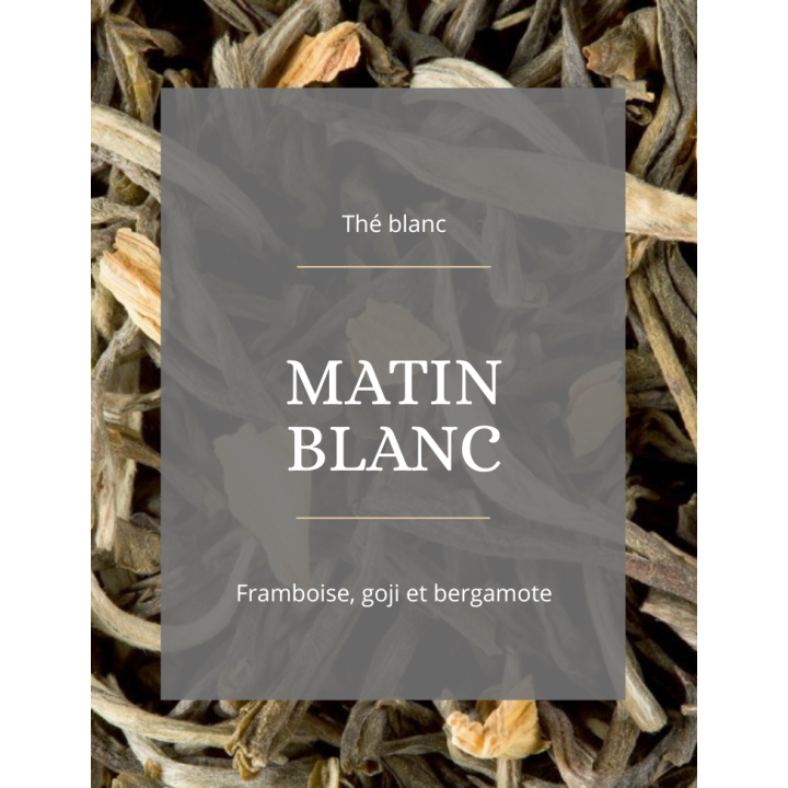 Thé Blanc - Framboise, Goji et Bergamote - La Brûlerie des Alpes