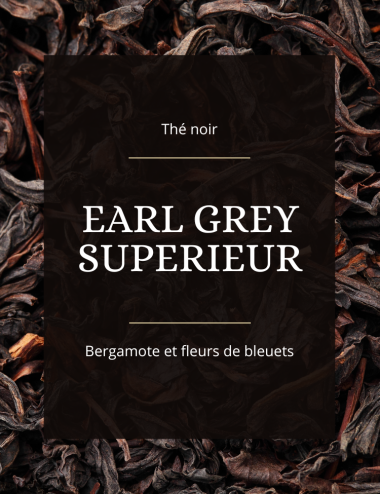 Thé noir - Earl Grey Supérieur