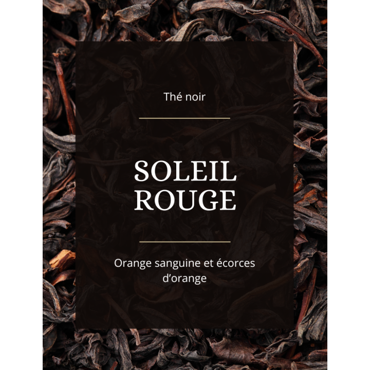 Thé noir - Soleil Rouge - La Brûlerie des Alpes