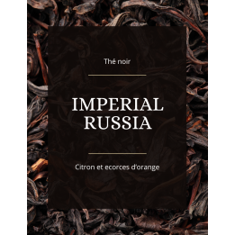 Thé noir - Impérial Russia - La Brûlerie des Alpes