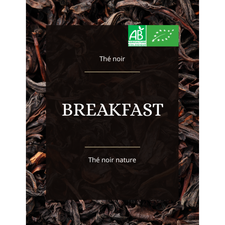 Thé Noir - Breakfast bio - La Brûlerie des Alpes