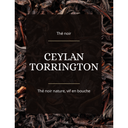 Thé noir - Ceylan OPHG Torrington - La brûlerie des Alpes