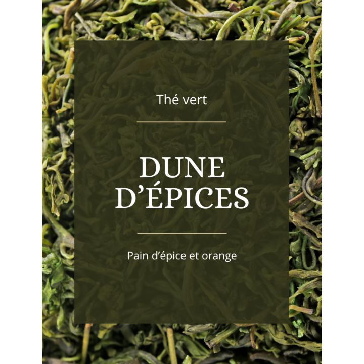 Thé vert - Dune d'épices - La Brûlerie des Alpes