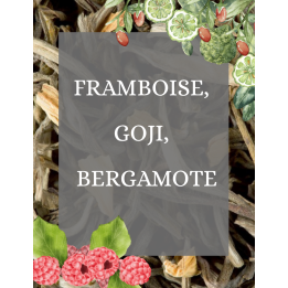 Thé Blanc - Framboise, Goji et Bergamote - La Brûlerie des Alpes